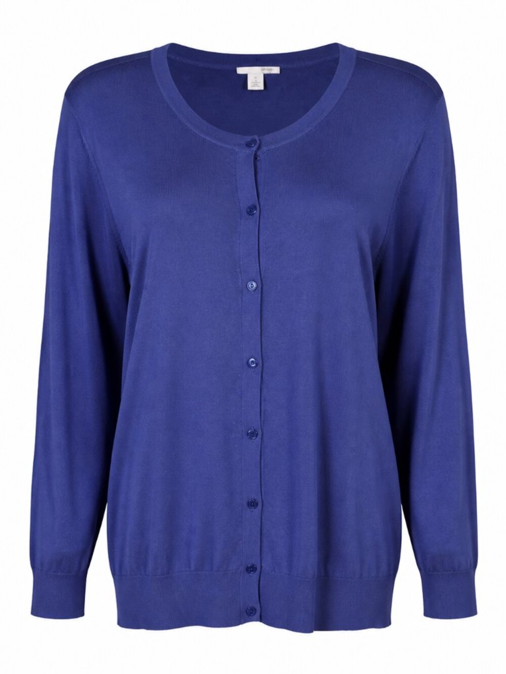 Halogen Plus Size Classic 1X Twee Blue Button-Up Cardigan Sweater
